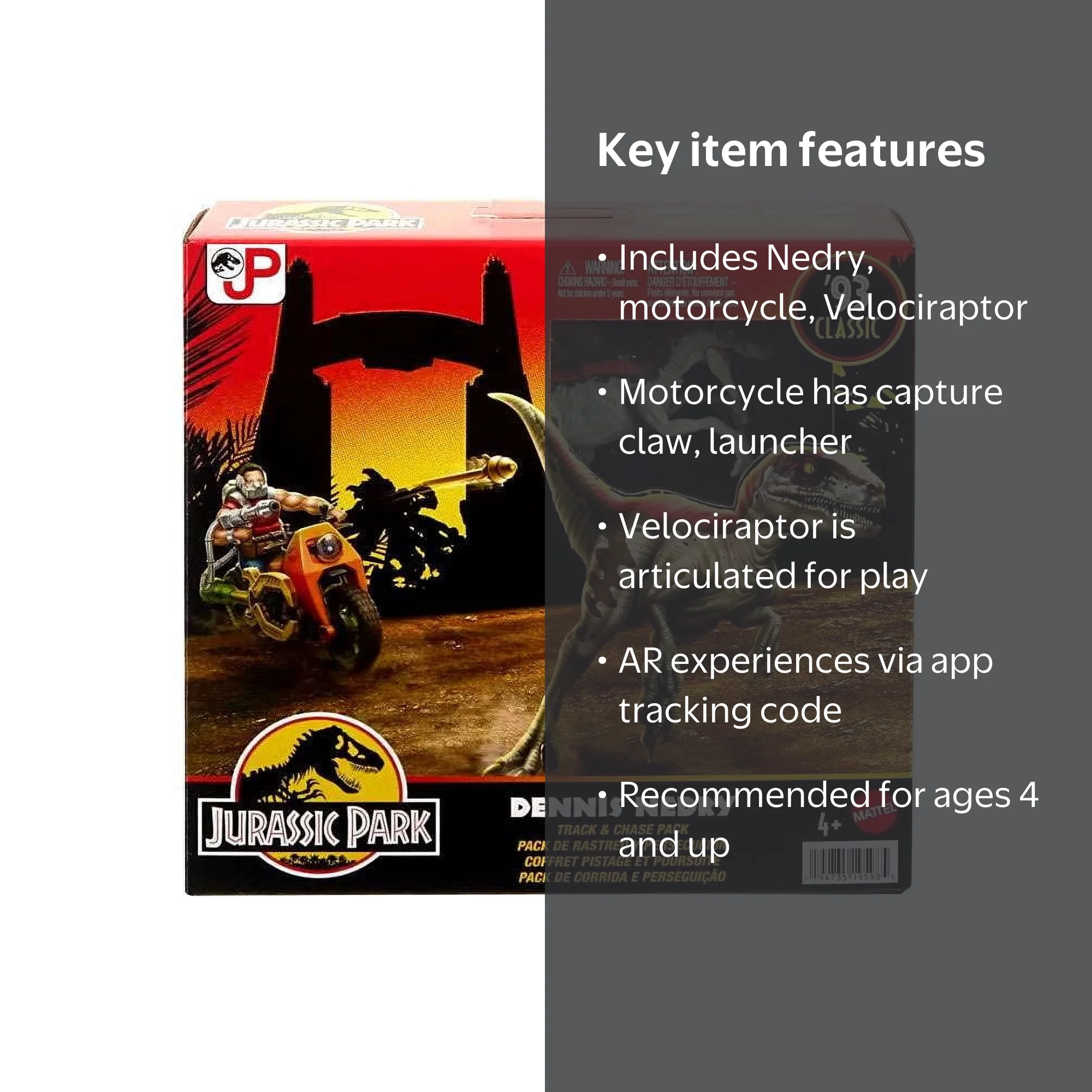 非売品　1970's　サンデマン　ポート　シェリー　ノベルティ　フィギュア Jurassic Park: Dennis Nedry '93 Classic Collection Track and Chase