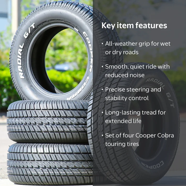 Cooper Cobra Radial G/T Set of 4 Tires 225/70R14 98T AS Fits: 1998