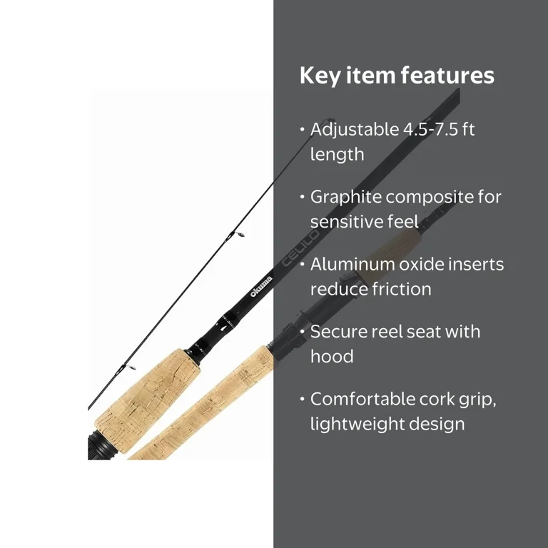 okum rod ce-s-762l-1 Okuma SST-S-762La SST Kokanee/Trout a Rods : Sports & Outdoors Celilo ultralights begin at just 46 in length and continue to 76 Okuma Celilo CE-S-762UL 7'6
