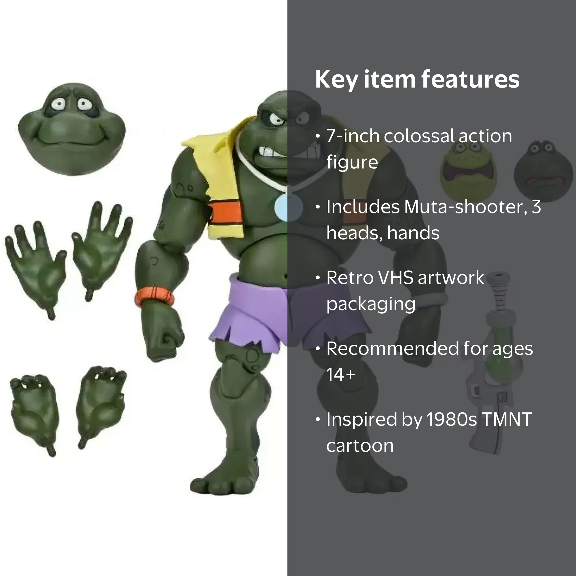 NECA Teenage Mutant Ninja Turtles Napoleon Bonafrog Action Figure
