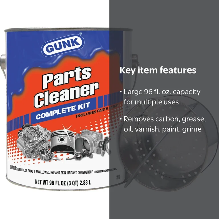 Gunk CC3K Engine & Carburetor Parts Cleaner Kit with Drip Basket