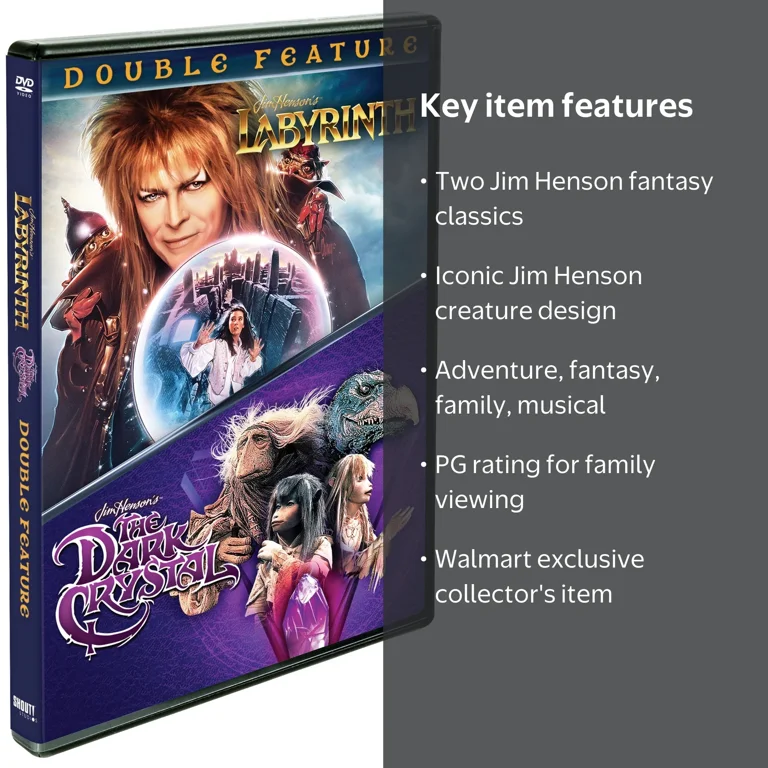 Jim Henson Double Feature (Labyrinth / Dark Crystal) (Walmart
