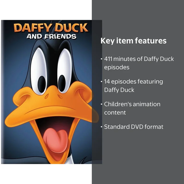 Daffy Duck and Friends DVD, 14 Episodes, Animation, 411 mins