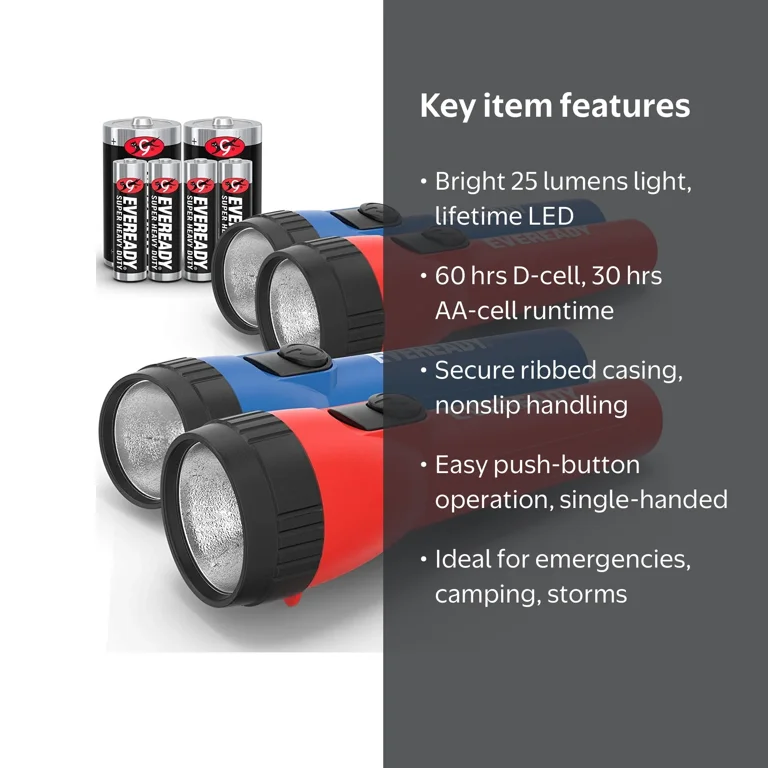 blazeray flashlight with rechargeable battery and case Banral Flashlights High Lumens slip grip that helps you keep a hand on this bright LED flashlight RB8 BRAND NEW Krypton Lantern