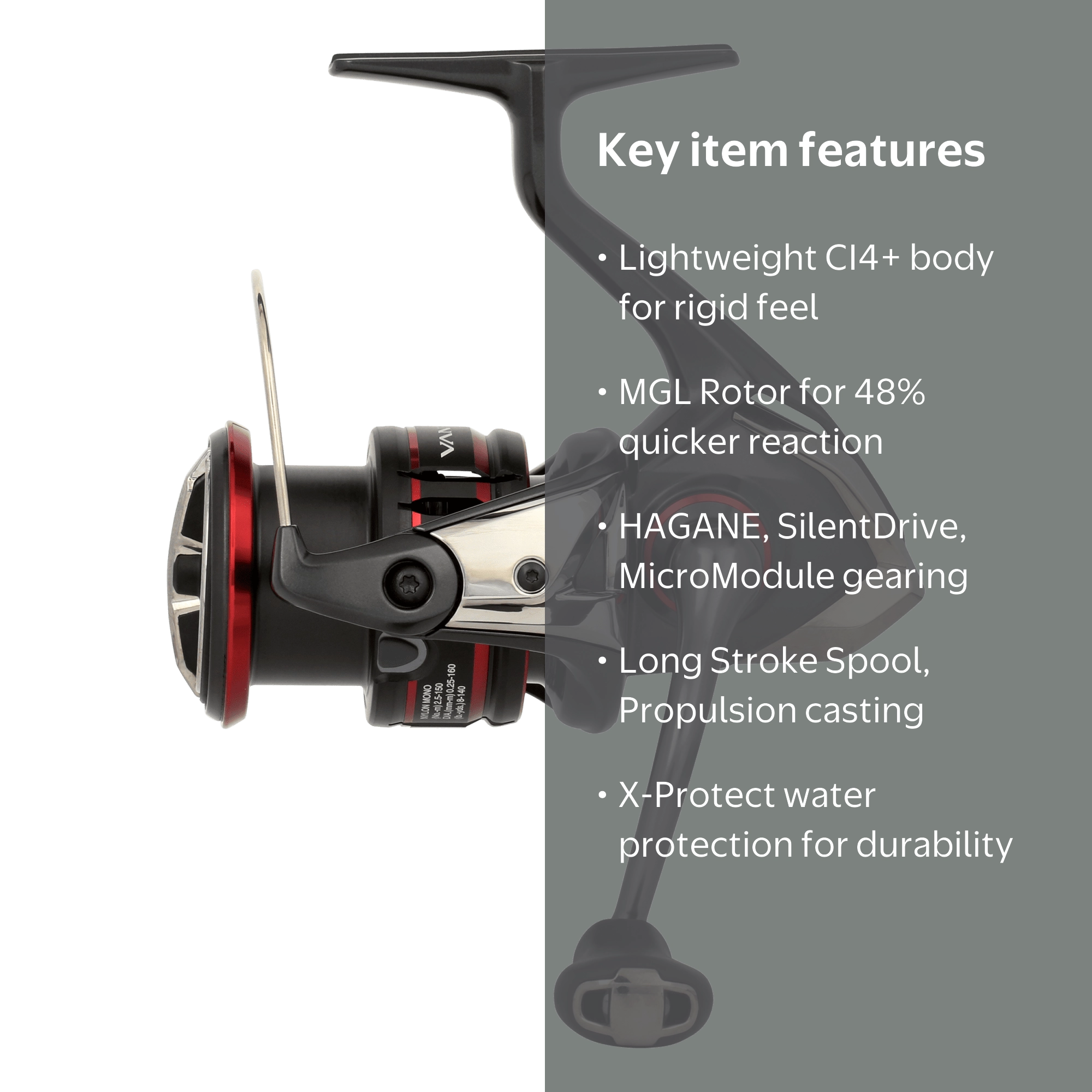 Shimano VANFORD 2500HG F Saltwater Casting Spinning Reel