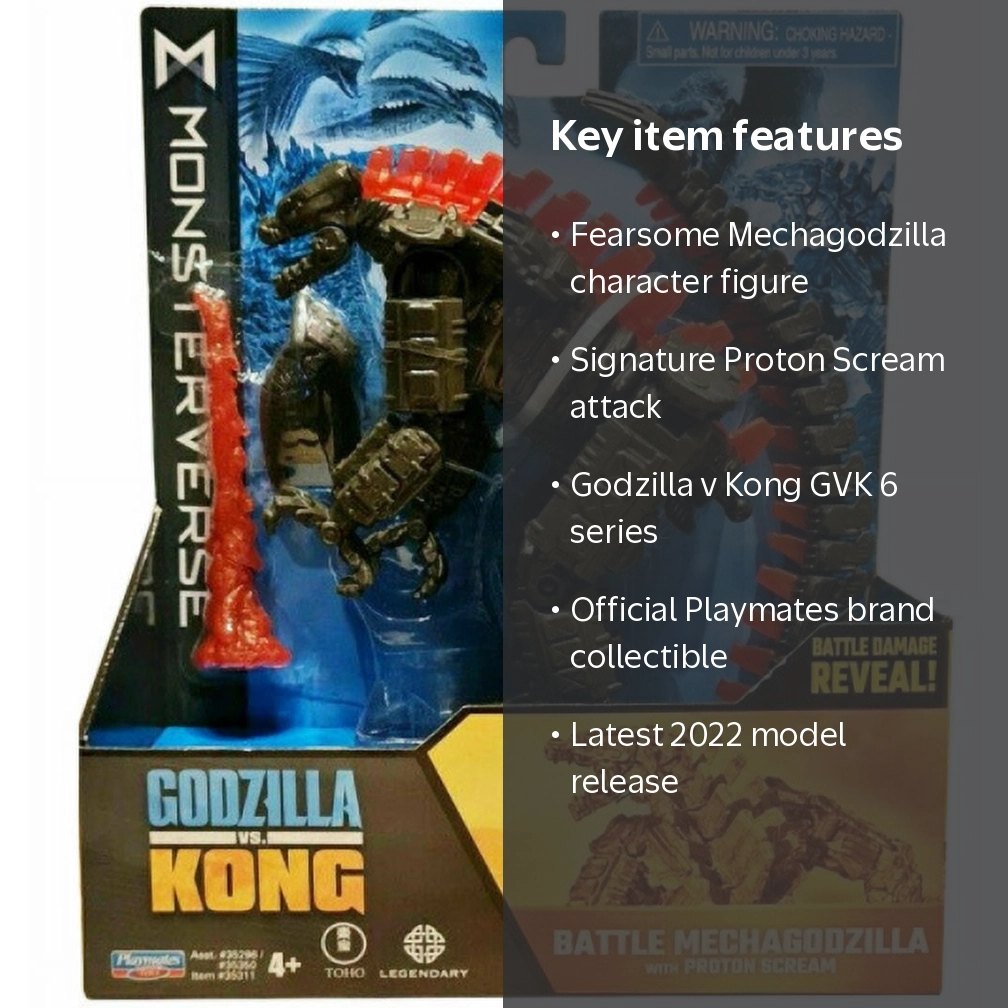 Godzilla vs. Kong, Battle Mechagodzilla Figure, Proton Scream, 6