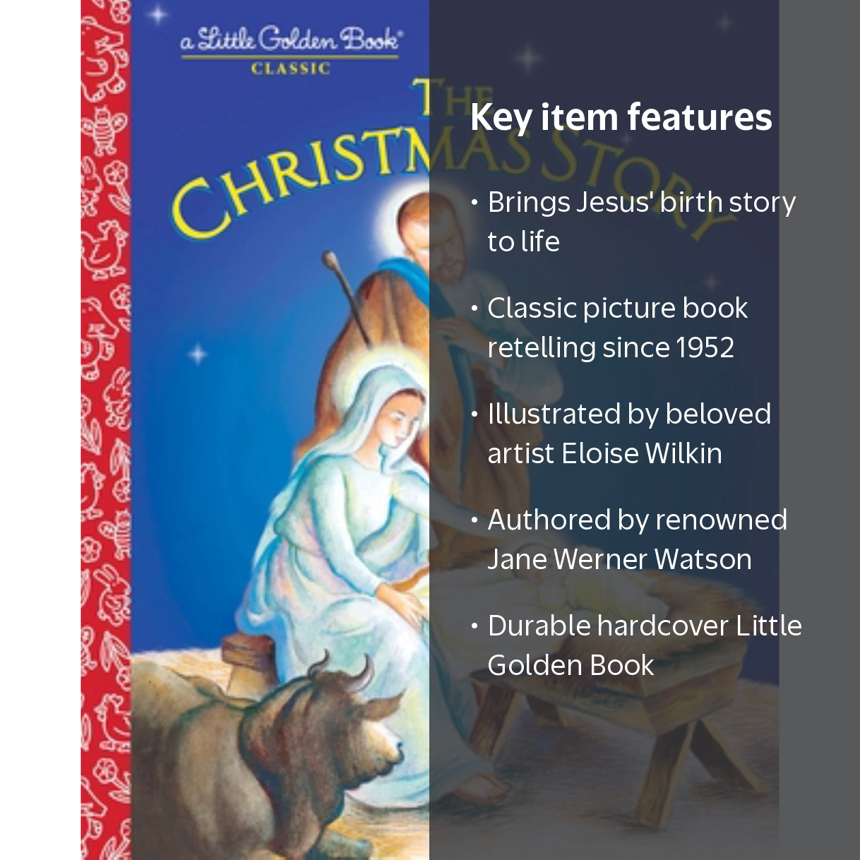 Jane Werner Watson, Christmas Story Hardcover, ISBN 9780307989130