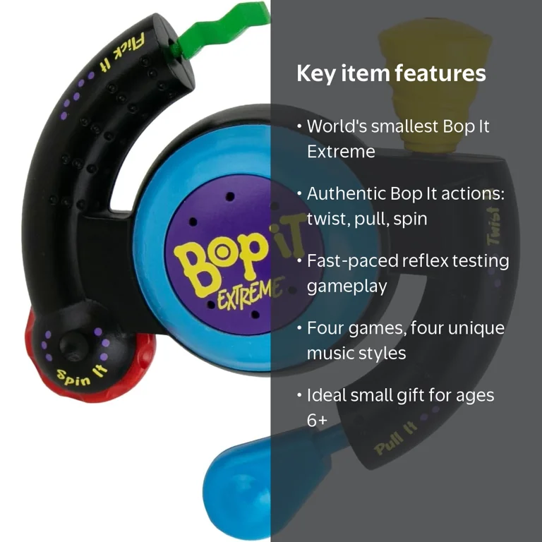 Super Impulse, Toy, World's Smallest BopIt Extreme - Walmart.com