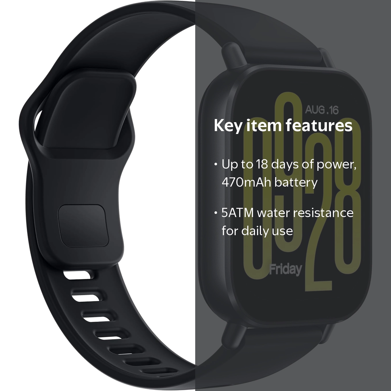Redmi watch 5 黒 Xiaomi Redmi Watch 5 Active Bluetooth Smartwatch 2
