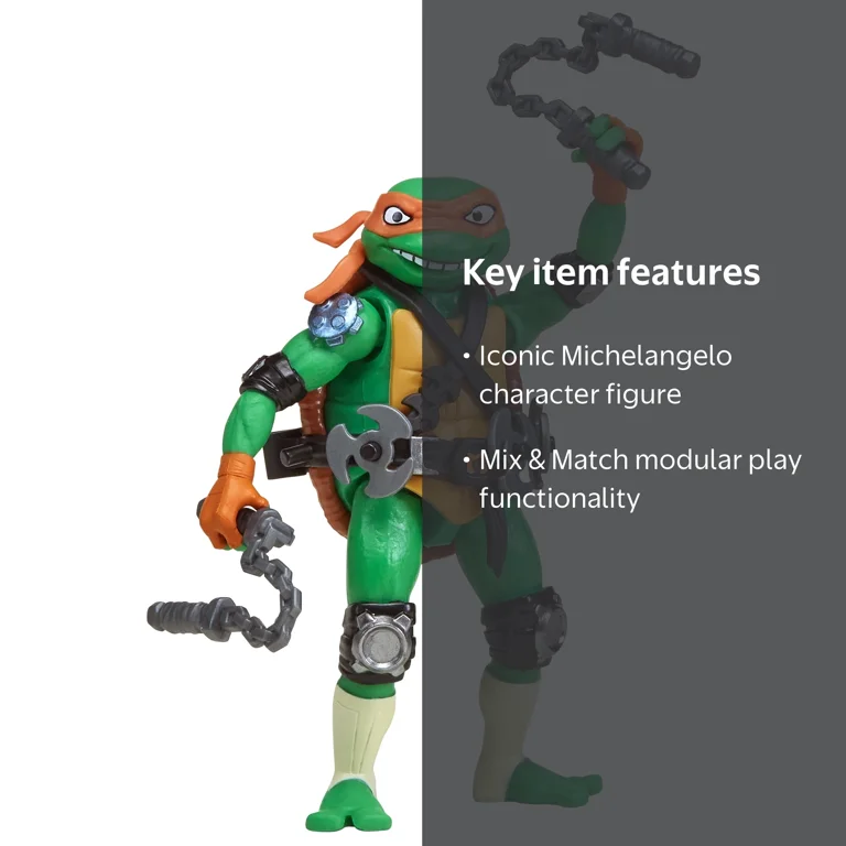 Mix & Match Michelangelo Figure - Walmart.com