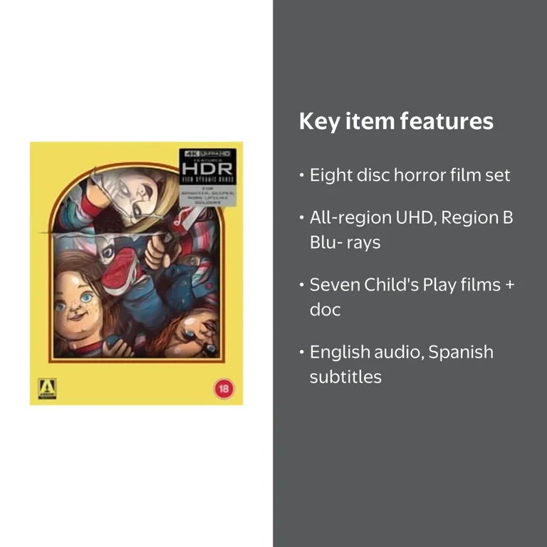Child's Play Collection - All-Region UHD Boxset but the Blu-Rays