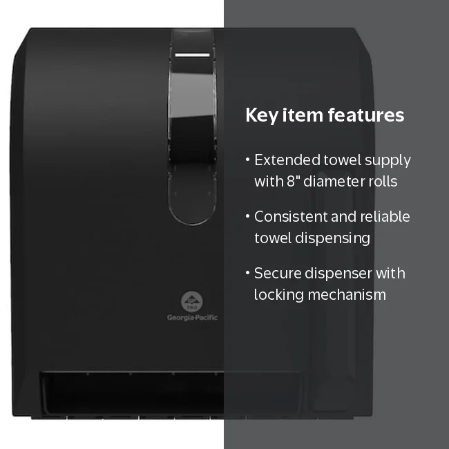 Georgia-Pacific, Push Paddle Paper Towel Dispenser, GPC54338A