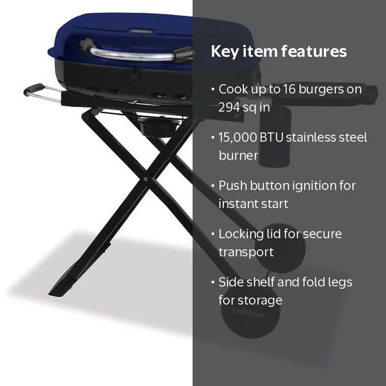 Uniflame Portable Gas Grill - Walmart.com