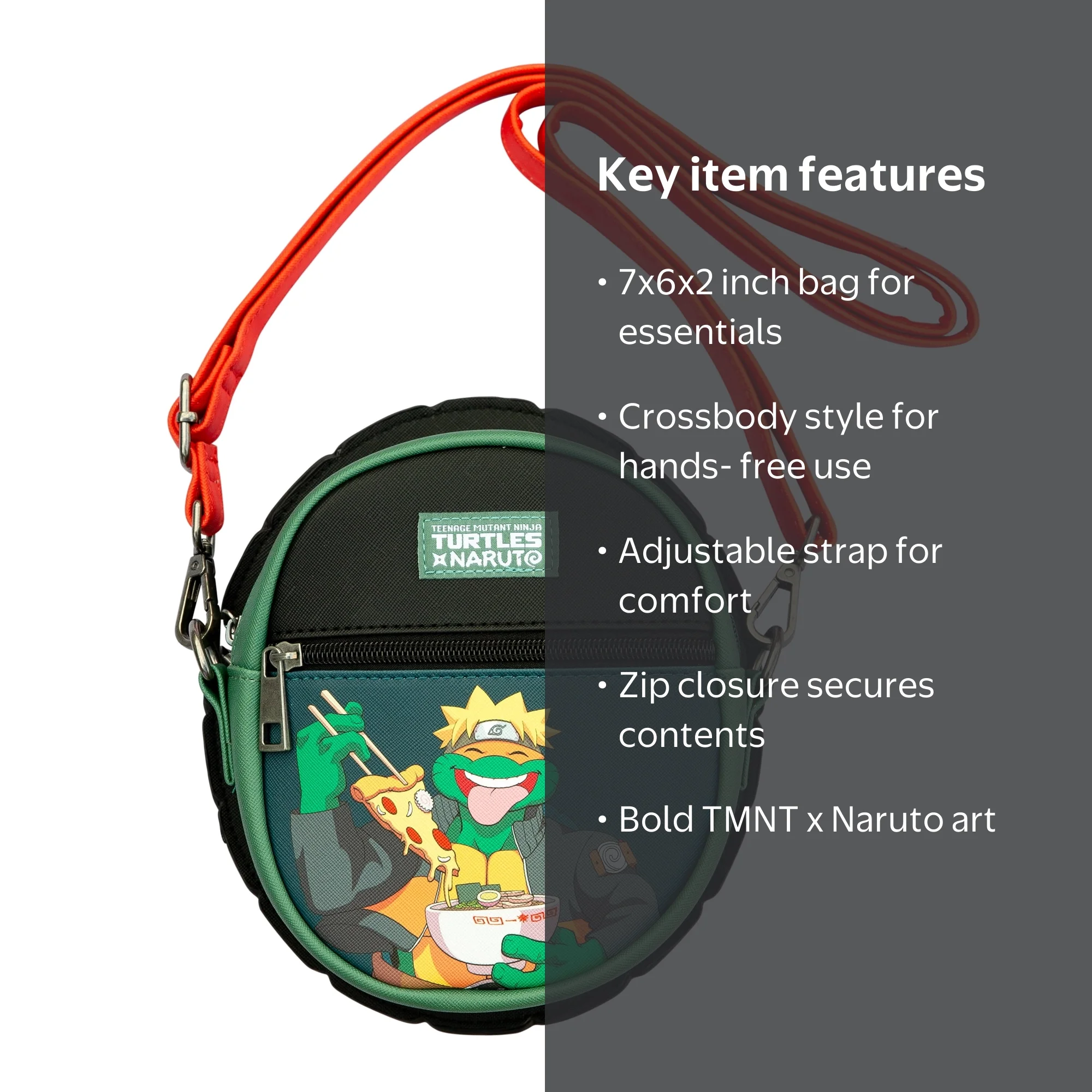 Teenage Mutant Ninja Turtles x Naruto, Crossbody Bag, Joys of