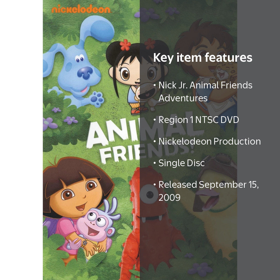 Noodlebug: Animal Friends [DVD](中古品) Nickelodeon, Nick Jr. Favorites: Animal Friends!, DVD, NTSC Region