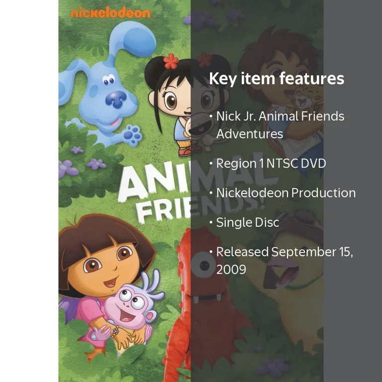 Nickelodeon, Nick Jr. Favorites: Animal Friends!, DVD, NTSC Region