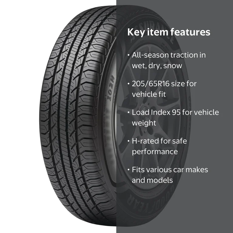 Goodyear Assurance Outlast 205/65R16 95H All-Season Tire - Walmart.com