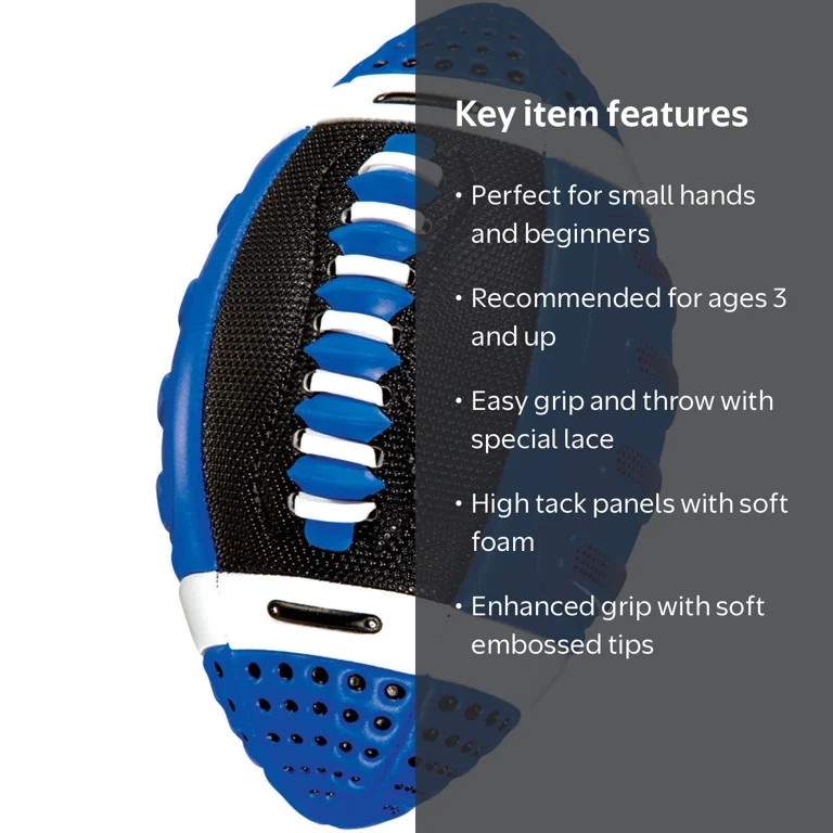 Franklin Sports Mini Grip Tech Space Lace Football - Walmart.com