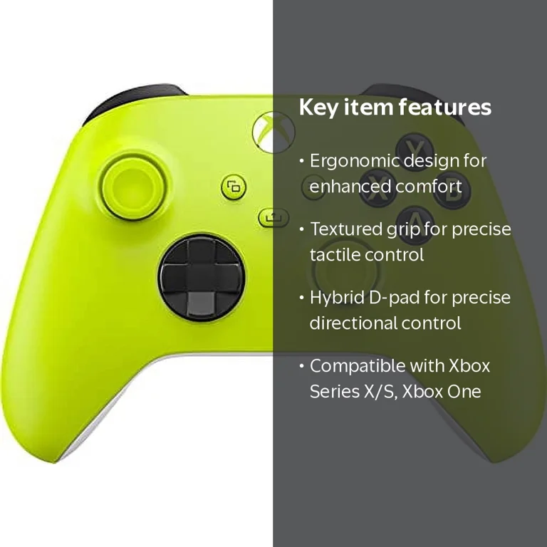 Xbox ワイヤレス コントローラー エレクトリック ボルト Microsoft Xbox Series X S One Wireless Controller - Electric Volt