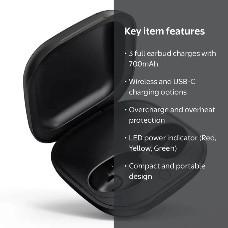 Phelinta Wireless Charging Case for Beats Fit Pro, Replacement