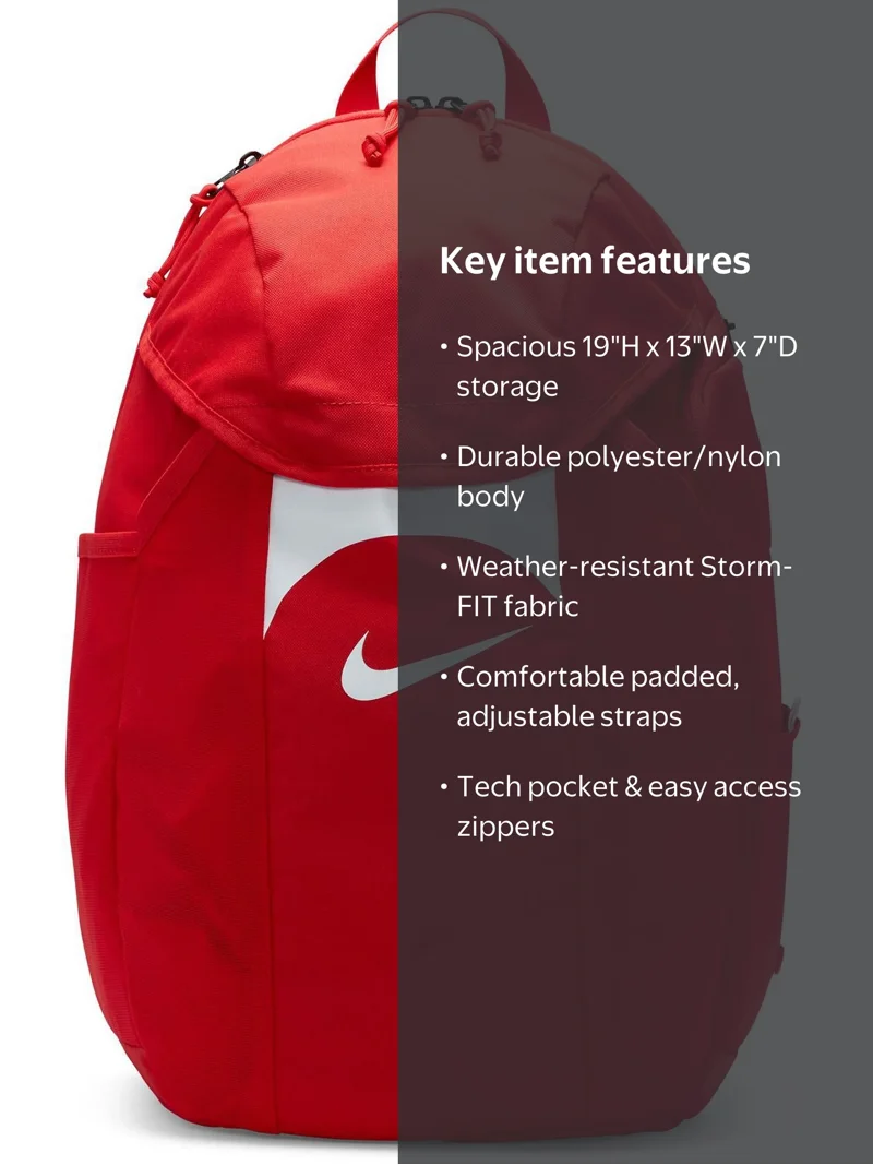 nike academy team football backpack ba5501 ready storage Plecak Nike Plecak Academy Team