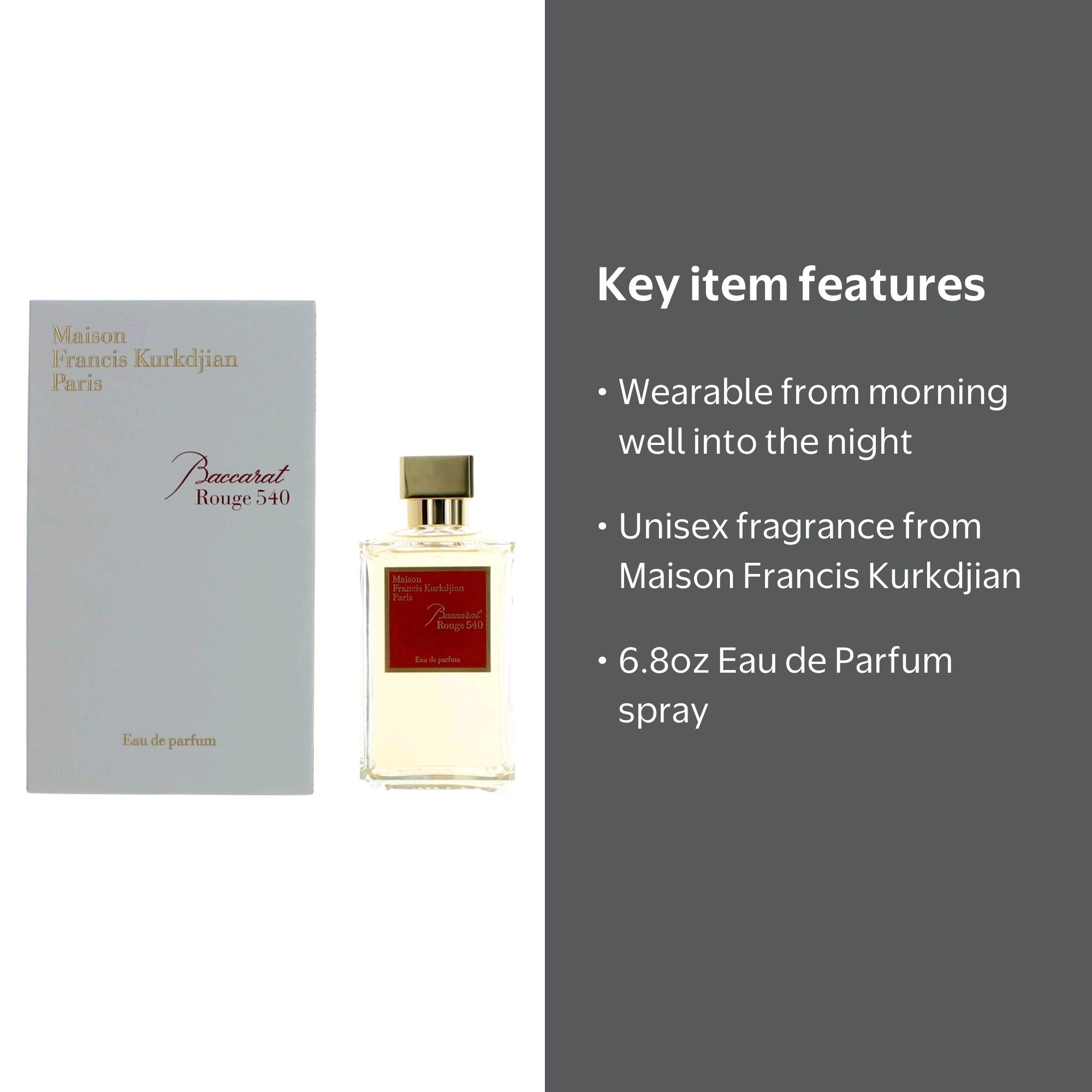 Maison Francis Kurkdjian, Perfume, Baccarat Rouge 540, 6.8oz EDP