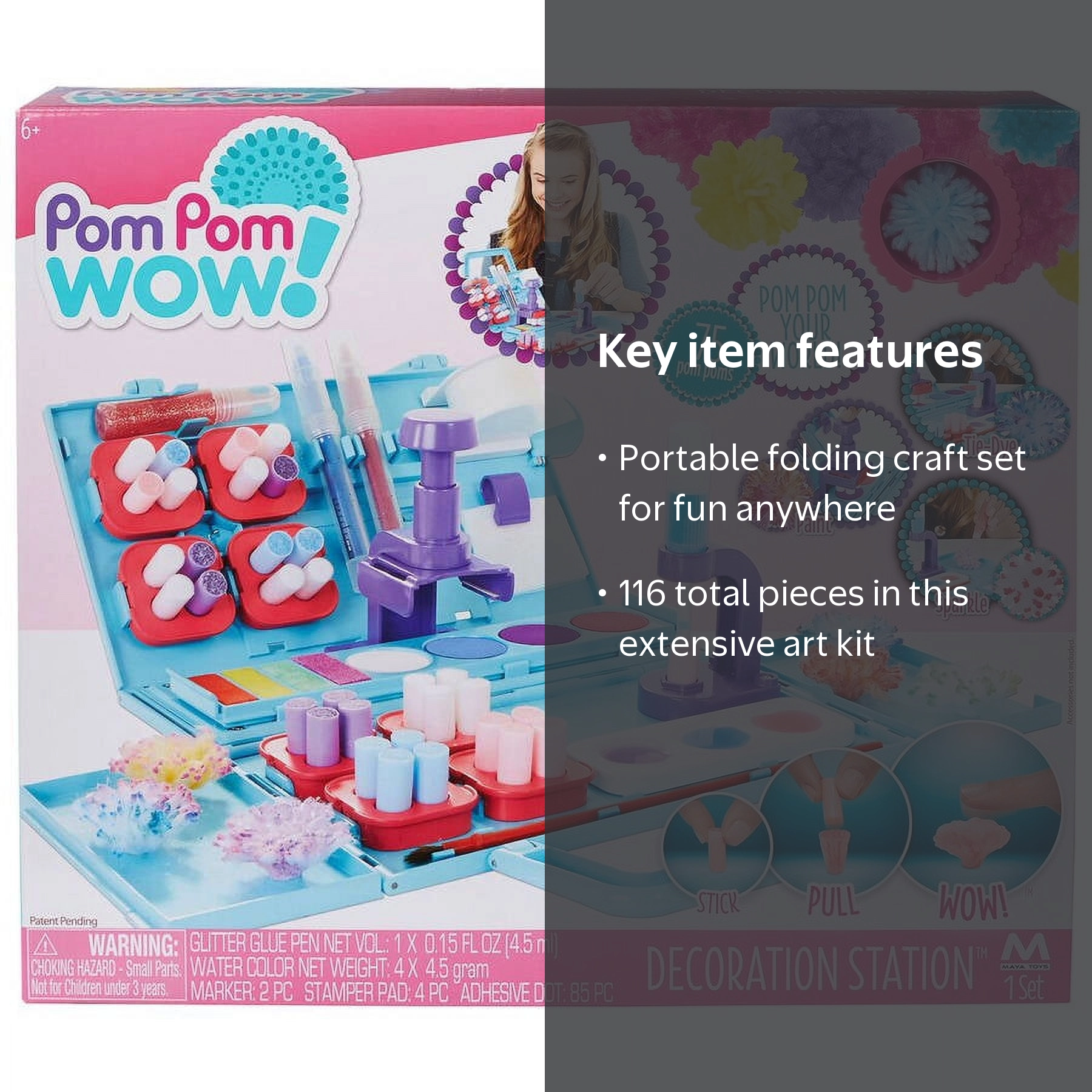 Pom Pom Wow Decoration Station - Walmart.com