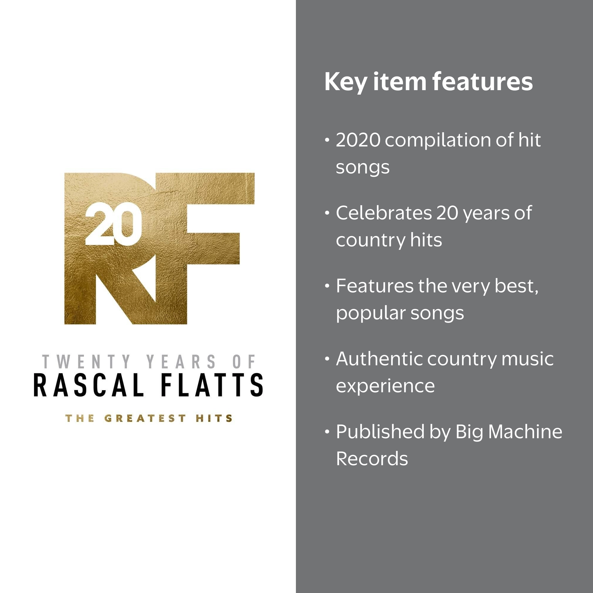 Rascal Flatts - Twenty Years Of Rascal Flatts - The Greatest Hits