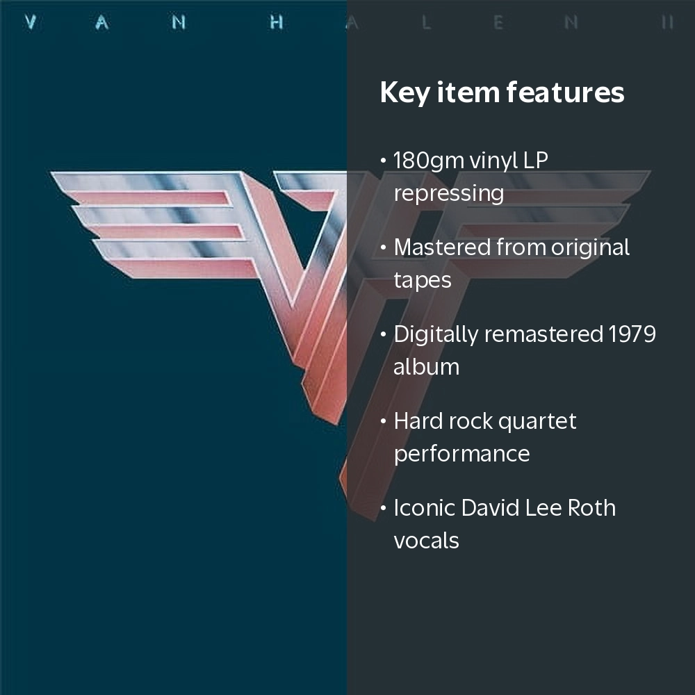 Van Halen - Van Halen II - Music & Performance - Vinyl - Walmart.com
