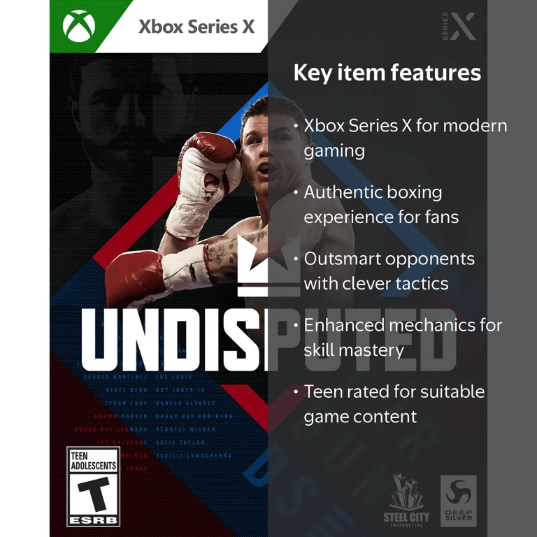 Free Shipping! Plaion Undisputed Xbox Series X Boxing Game with