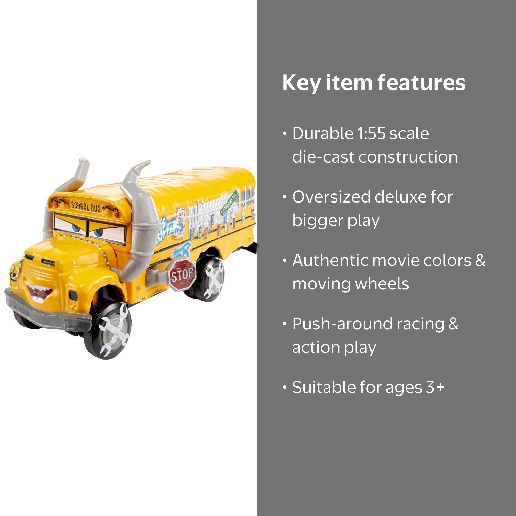 Disney/Pixar Cars 3 Deluxe Miss Fritter Die-Cast Character Vehicle
