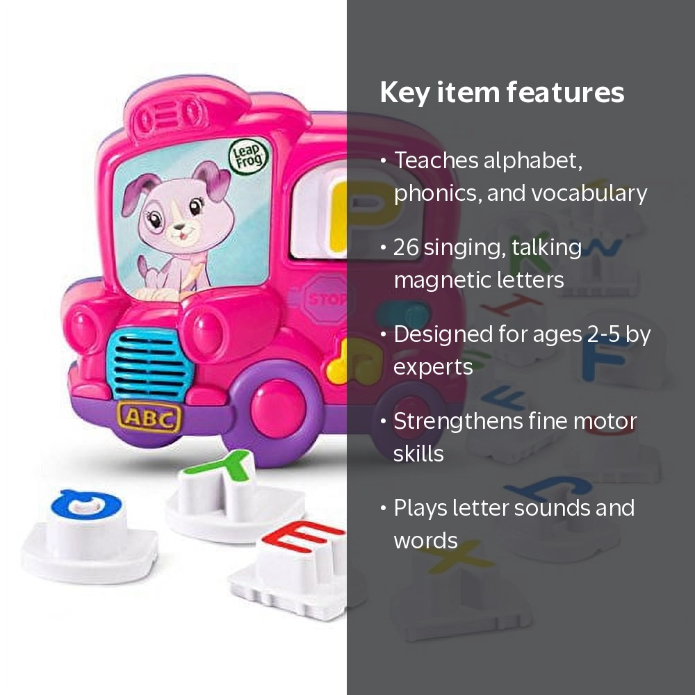 LeapFrog, Fridge Phonics Magnetic Letter Set, Pink, 26 Letters