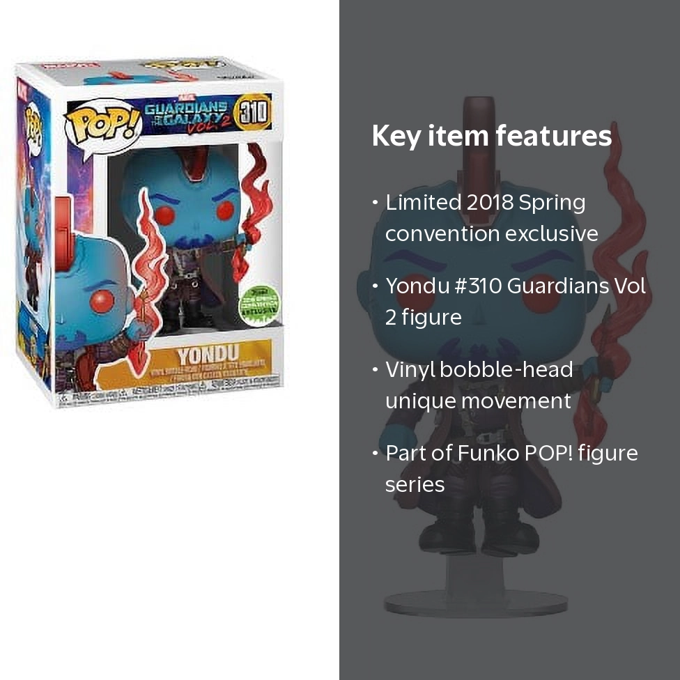 Funko Pop Yondu 310 限定品 Funko, Marvel Guardians of the Galaxy, Yondu, 310 Vinyl Bobble