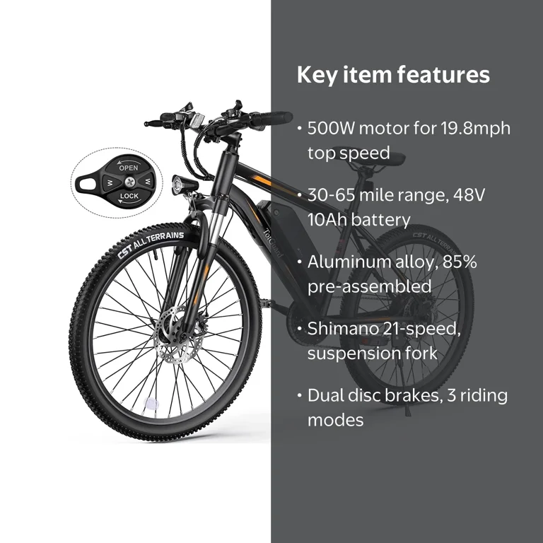 TotGuard Electric Bike for Adults 27.5