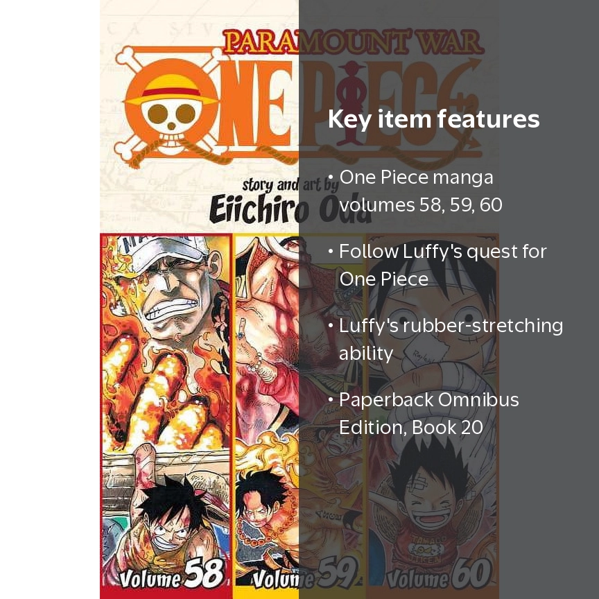One Piece Omnibus Edition, Vol. 20: Includes vols. 58, 59 & 60