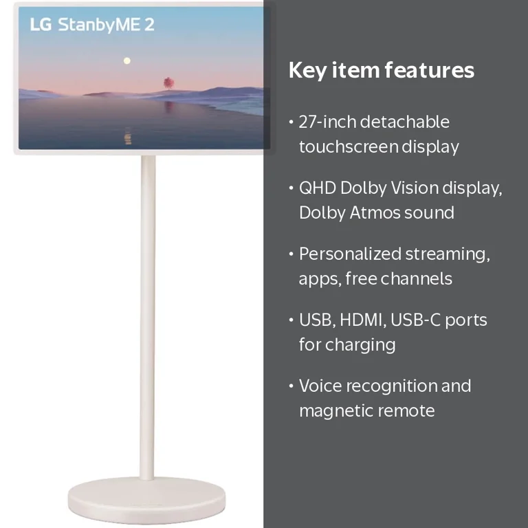 LG, Portable Touch Screen, 27 inch QHD, Built-in Battery - Walmart.com