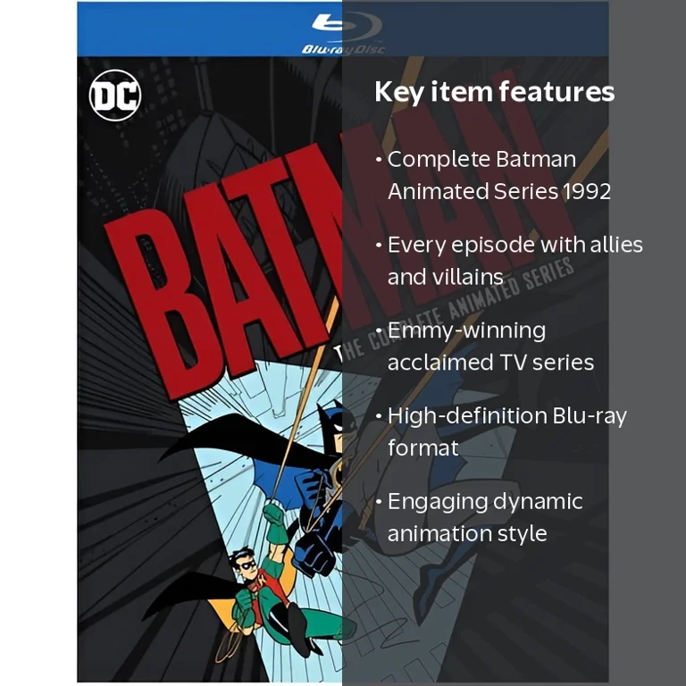 Warner Bros Batman: The Complete Animated Series, Blu-ray