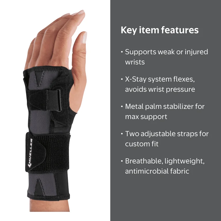 Mueller Sports Medicine Comfort Flex Wrist Stabilizer, One Size