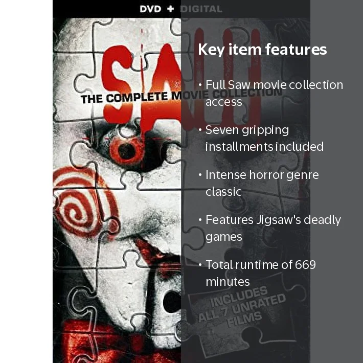Saw: The Complete Movie Collection (DVD) - Walmart.com