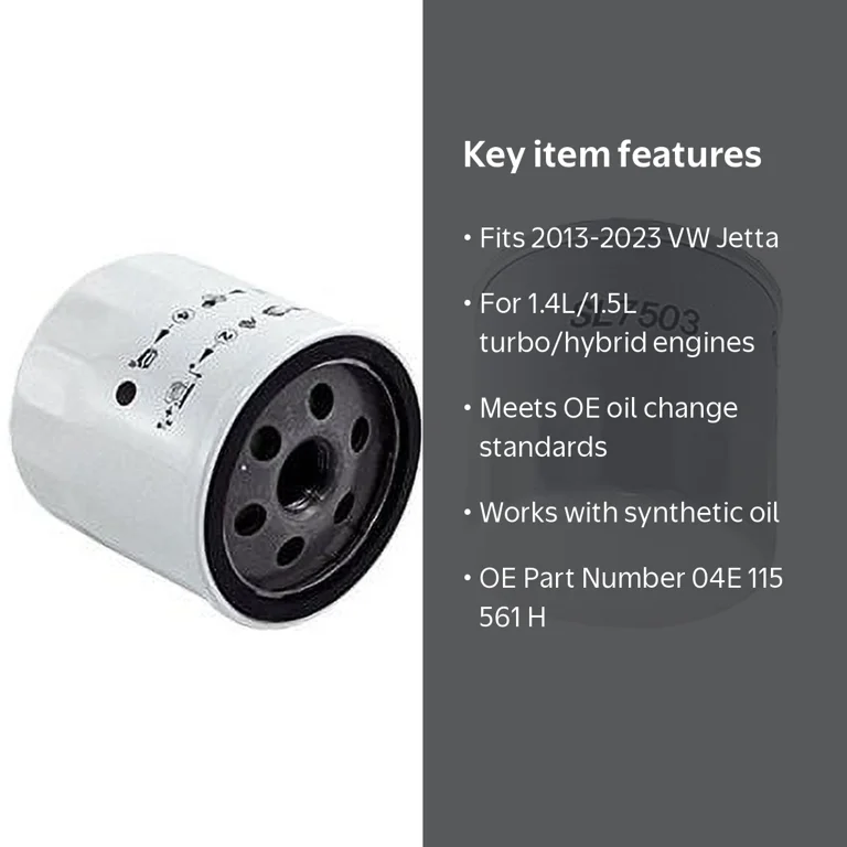 WIX Filters, Oil Filter, Cellulose, for 2013–2023 Volkswagen Jetta