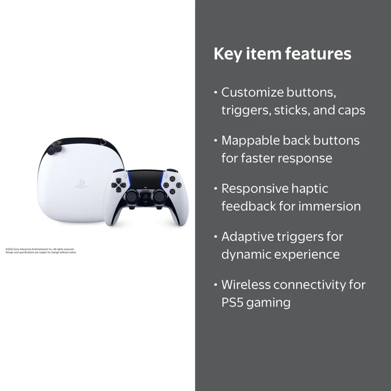 PlayStation, DualSense Edge Wireless Controller for PS5 - Walmart.com