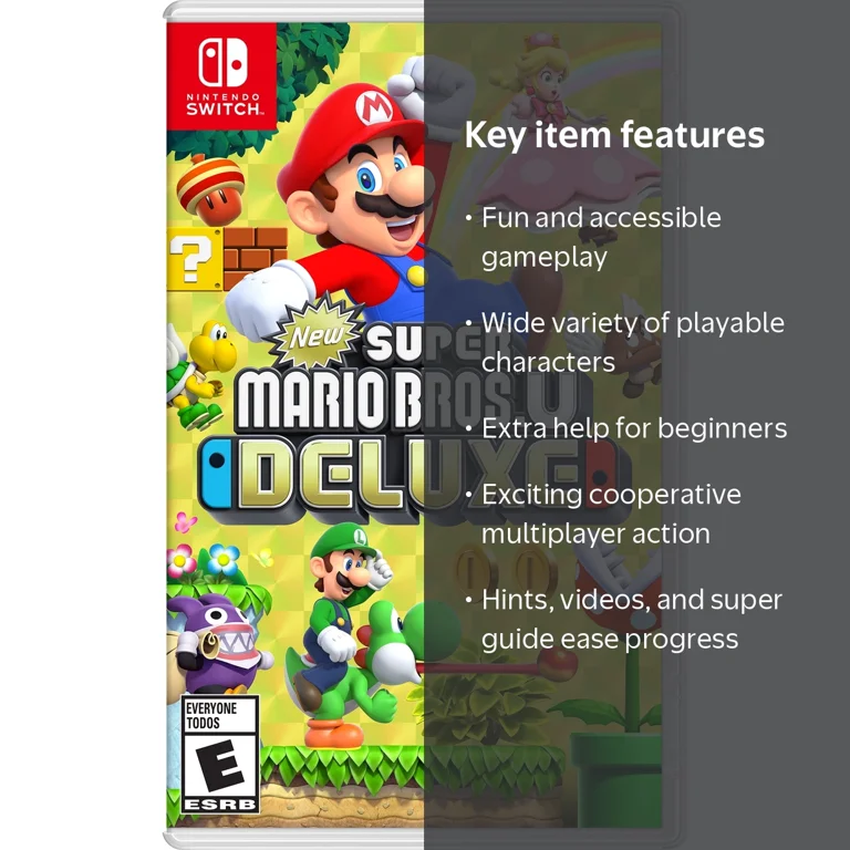 Nintendo, Super Mario Bros U: Deluxe, Multiplayer, Nintendo Switch