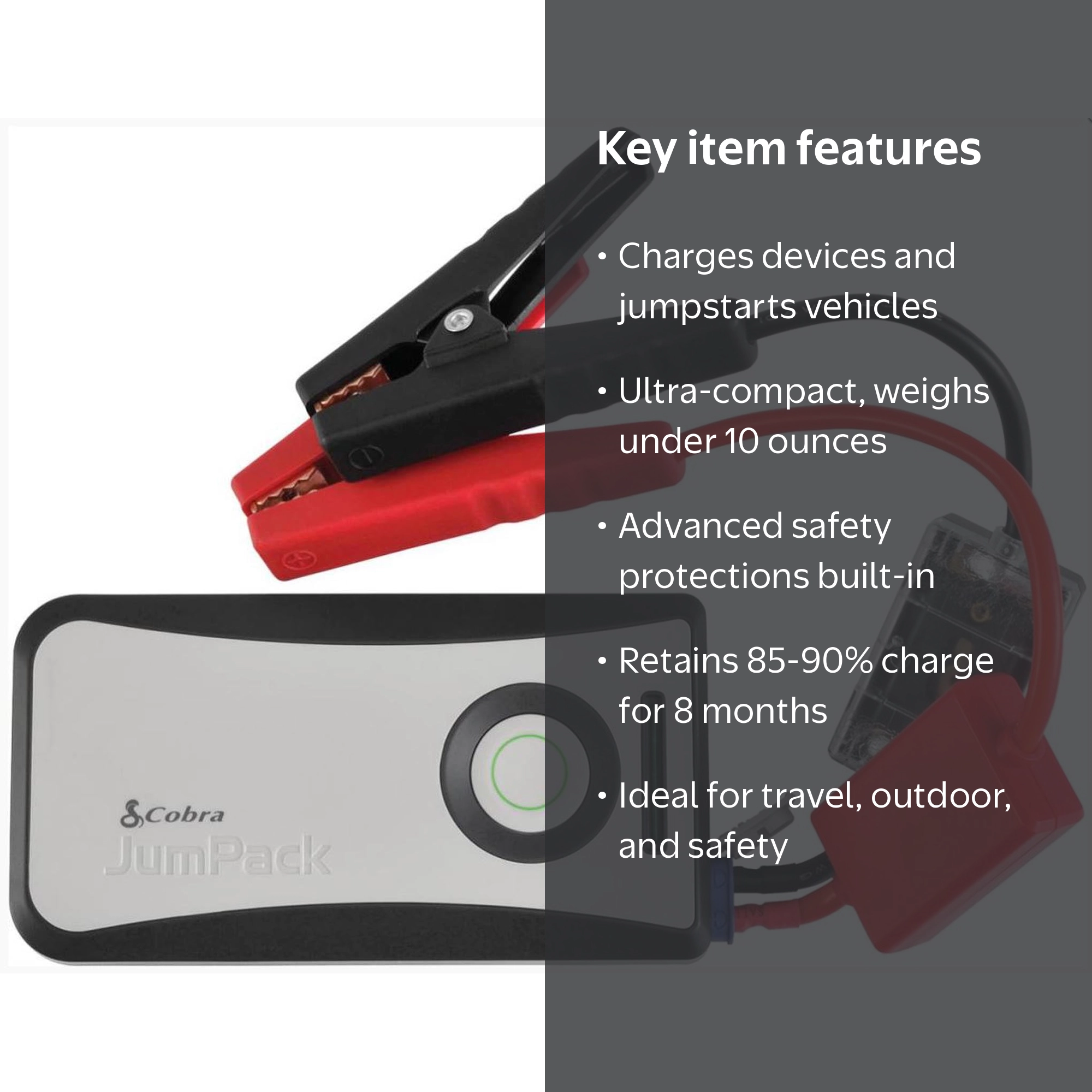 Cobra CPP 8000 Jumpack Jump Starter/Power Pack - Walmart.com