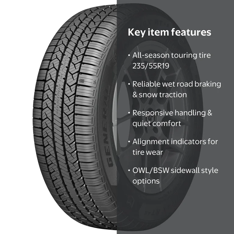 General AltiMAX RT45 All Season 235/55R19 101H Passenger Tire