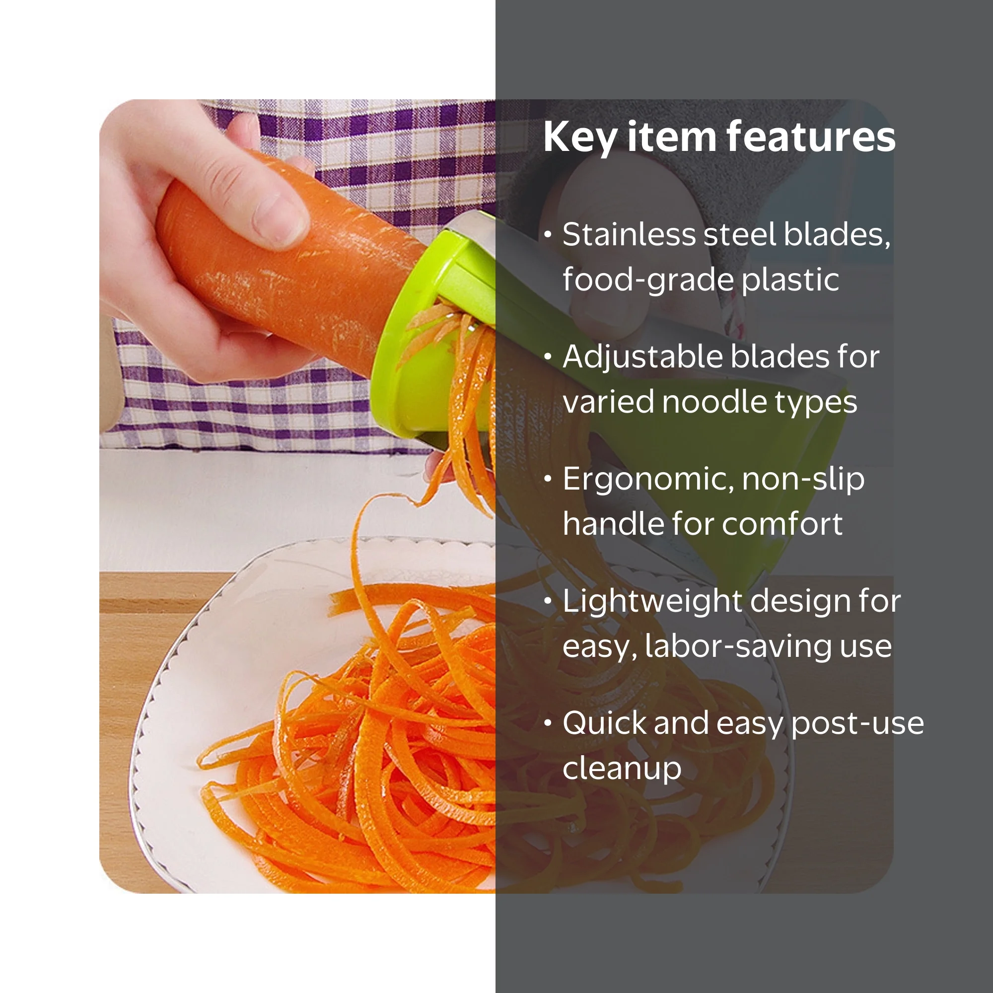 Multifunction Spiralizer Vegetable Spiral Slicer Zucchini Pasta