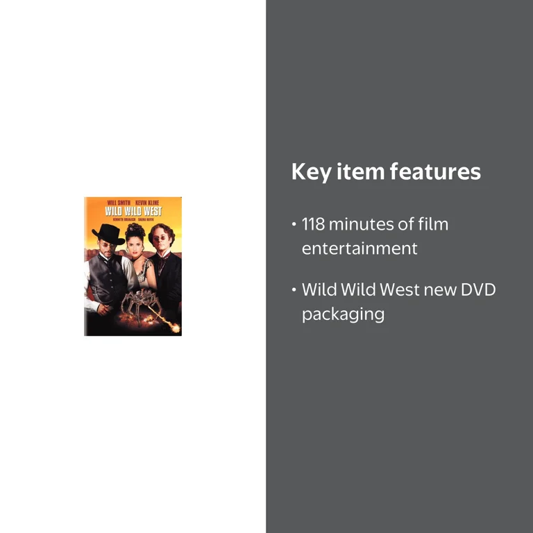 Wild Wild West DVD New Packaging, Action, Adventure, Comedy, 118