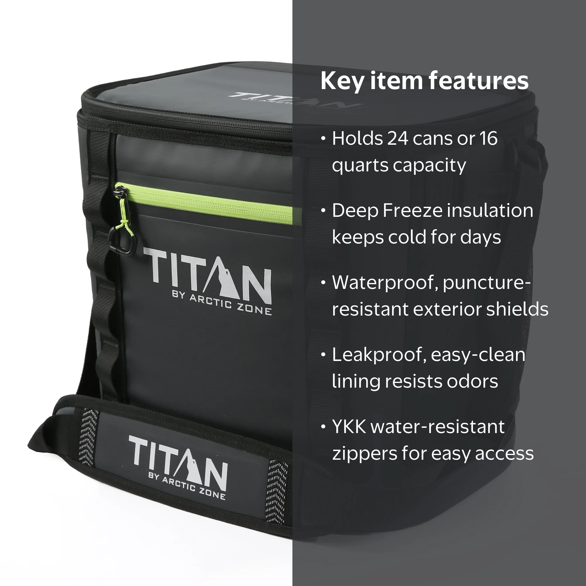 Titan ディープフリーズ 24缶 断熱 溶接 デュアルコンパートメント Amazon | Titan by Arctic Zone ディープフリーズ溶接バックパック
