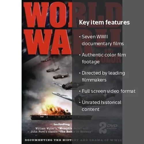 World War II in Color [DVD](中古品) World War II in Color - Walmart.com