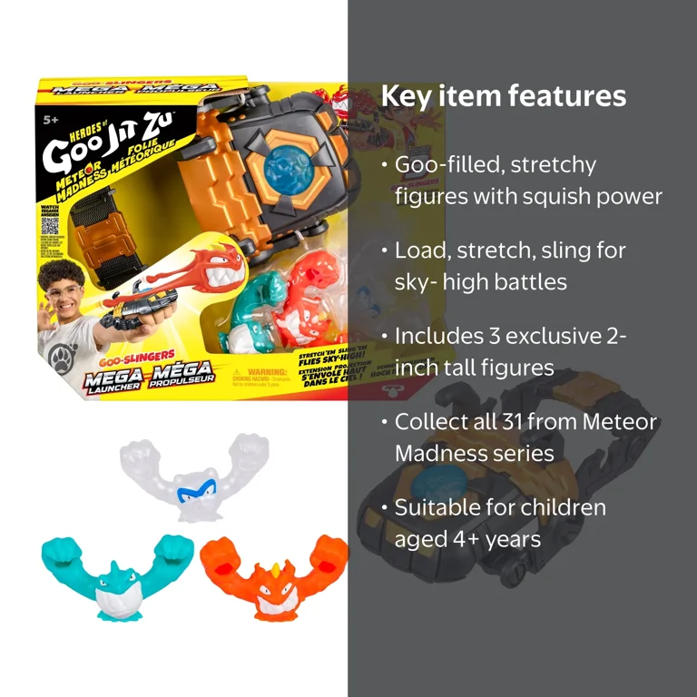Heroes of Goo Jit Zu Goo Slingers Mega Launcher, Meteor Madness