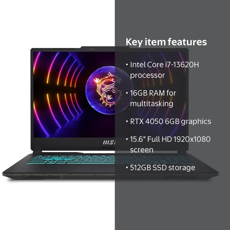 Core i7 第11世代 SSD512GB 16GBメモリ HP P138 MSI, Gaming Laptop, Cyborg 15 A13VE-218US, 15.6
